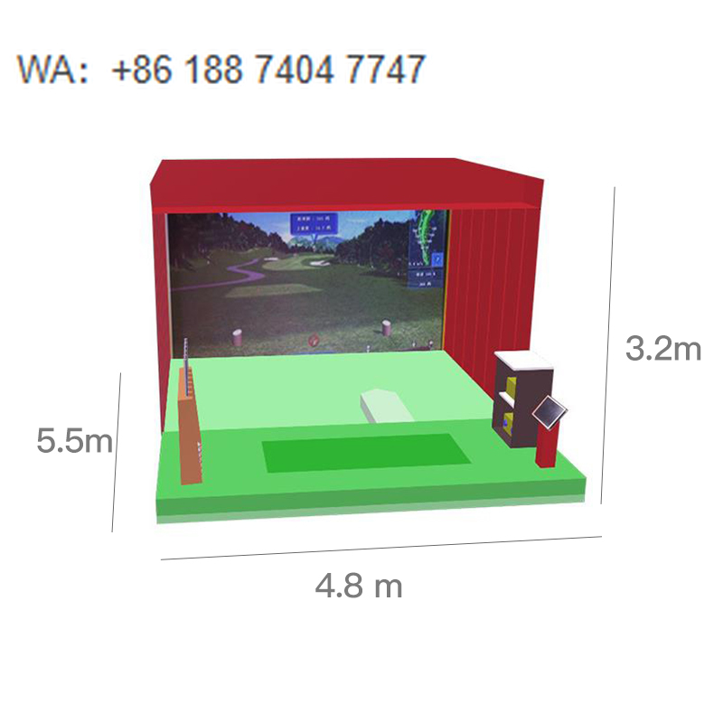 Simulator Golf Interaktif Bert - Golf Equipment Operator ulasan dan harga