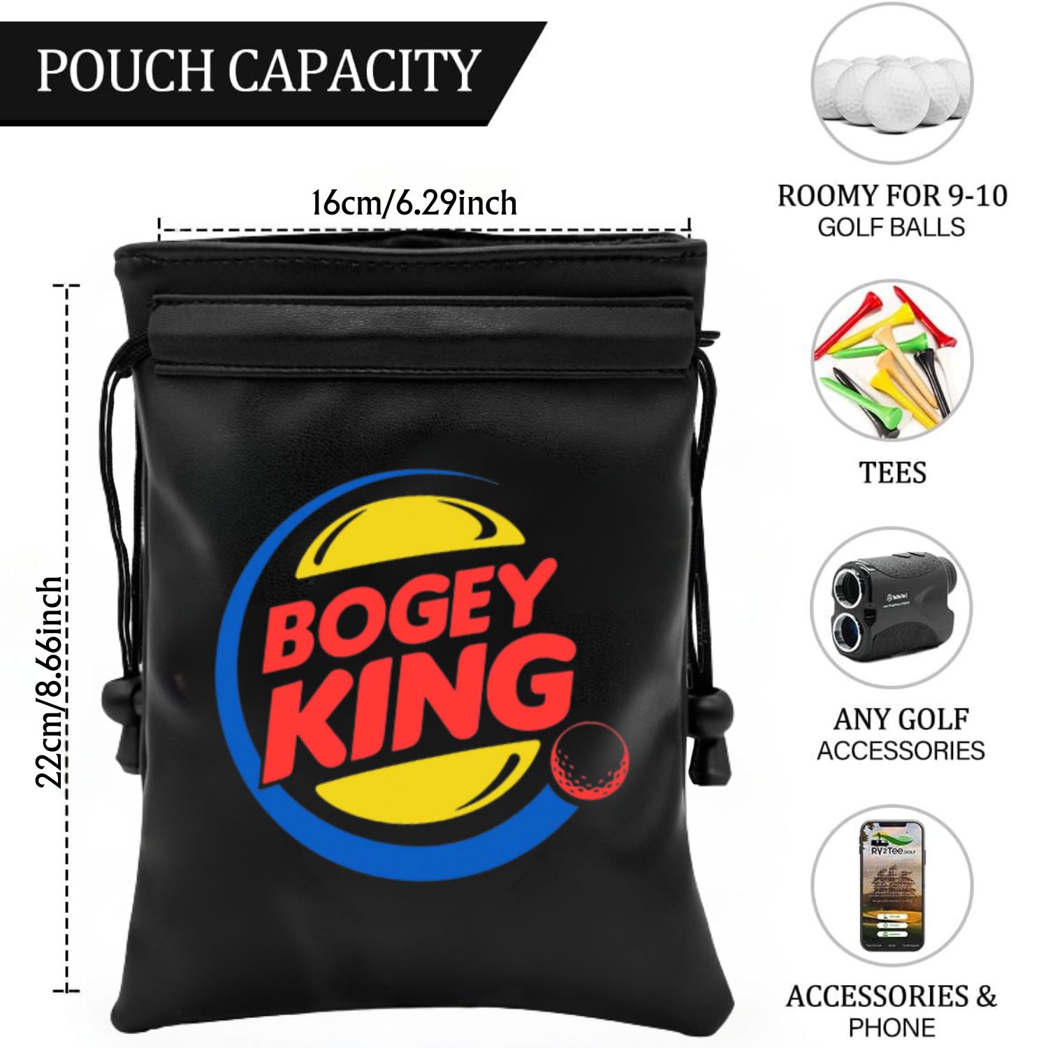 Kantong Barang Berharga Golf B - Golf Equipment Drawing ulasan dan harga