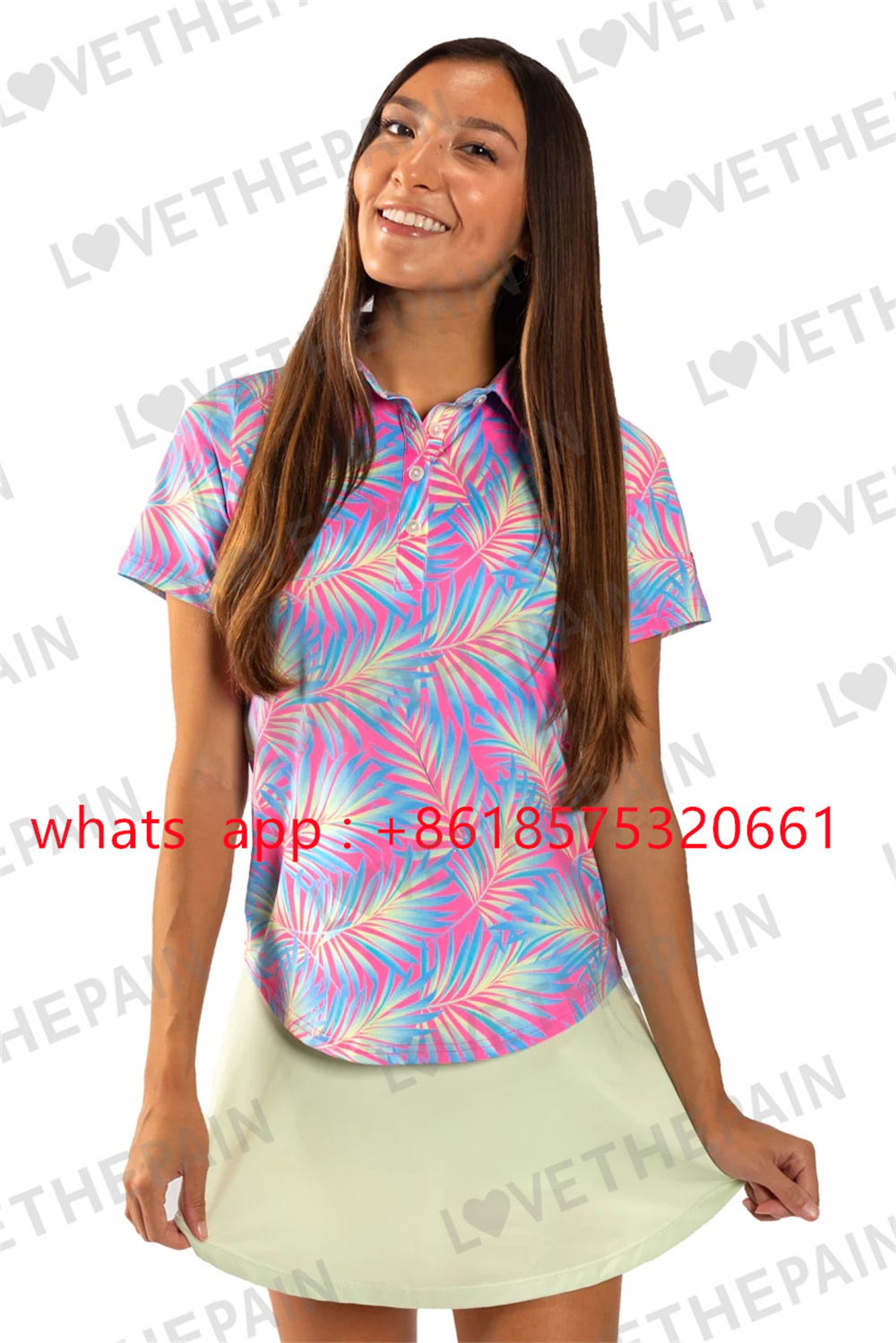 Kaus Polo Golf Wanita Kaus Ola - Golf Equipment Women ulasan dan harga